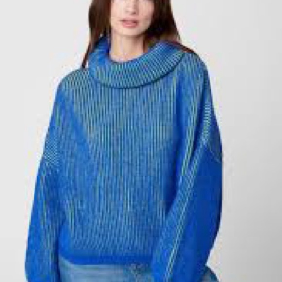 Blanknyc] Womens Cropped Turtleneck Sweater Pullover Size medium - Picture 12 of 12